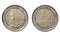 TwoÂ euroÂ denomination circulation coin